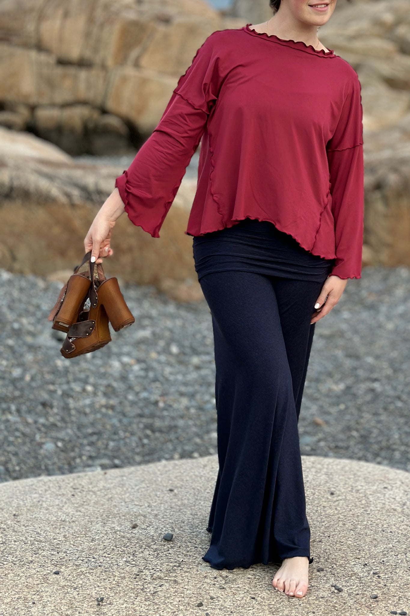 swirlsuit in midnight with ruby truly