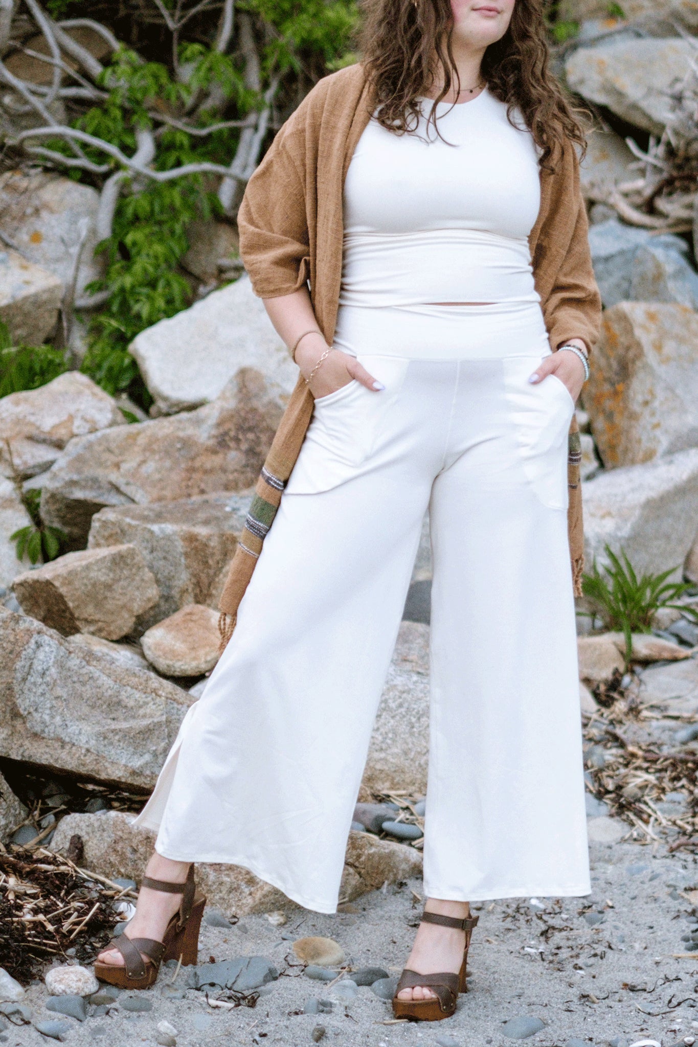 suger® shawl earth tribe styled with milk hug + milk harlow