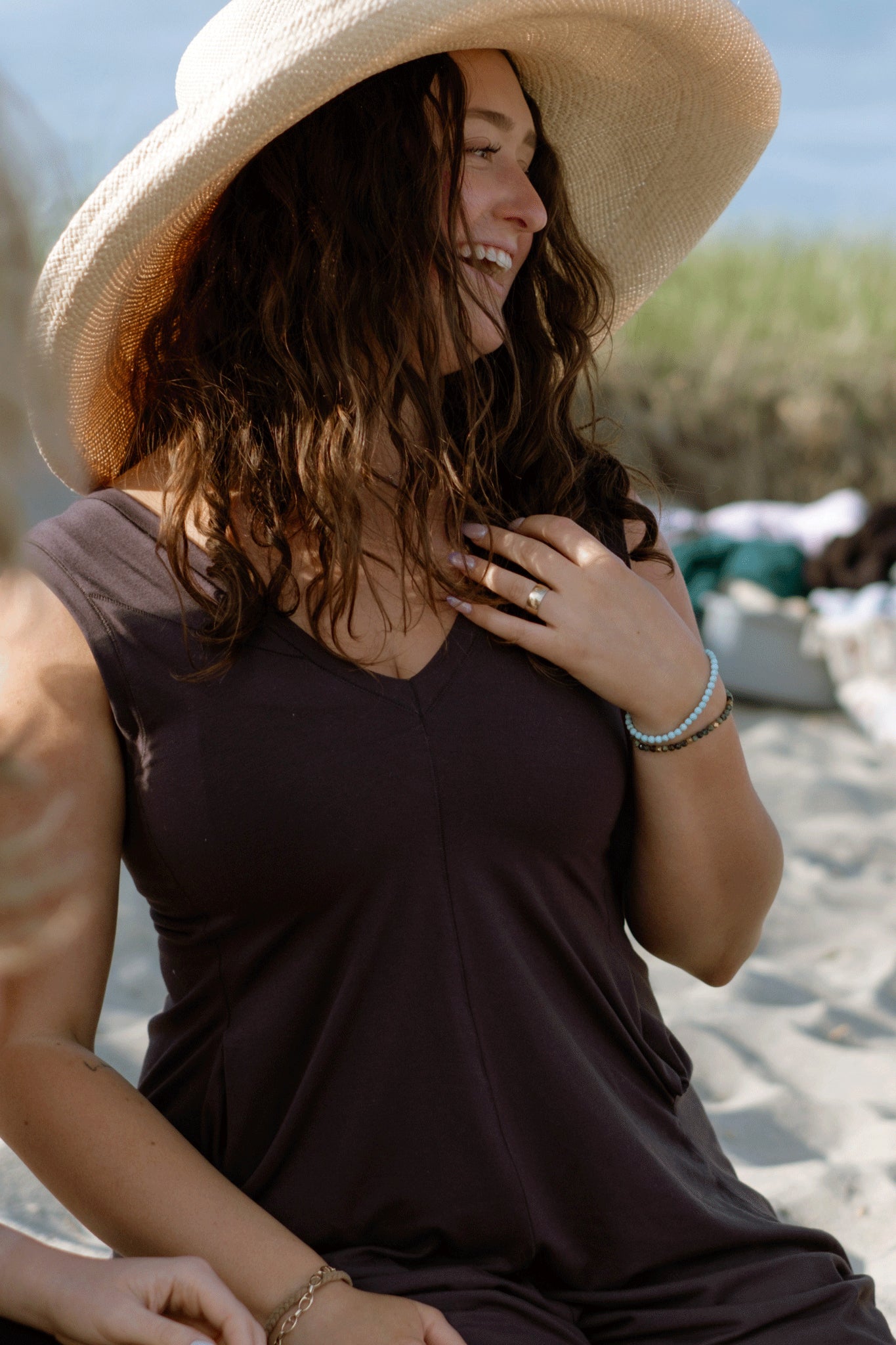 suger® sprout romper in carbon