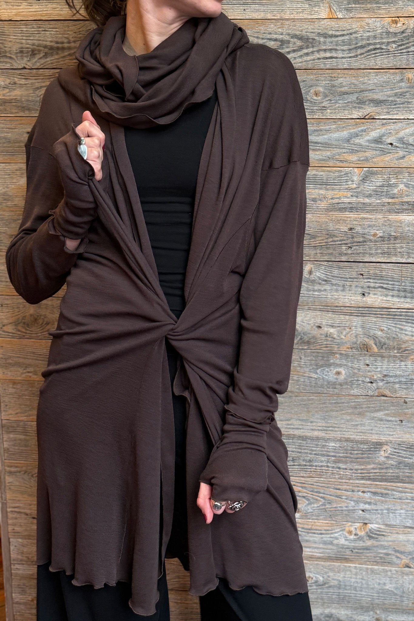 WOOL LOOP infinity scarf shawl