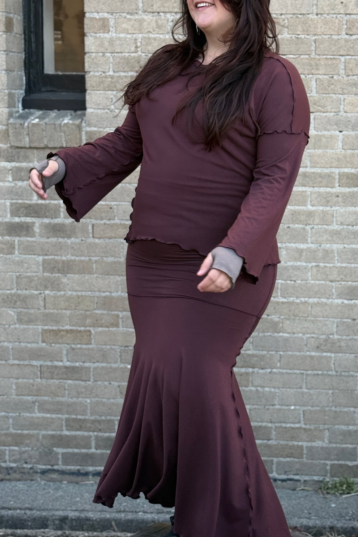 Robe jupe poncho douillet LADY FLIRT