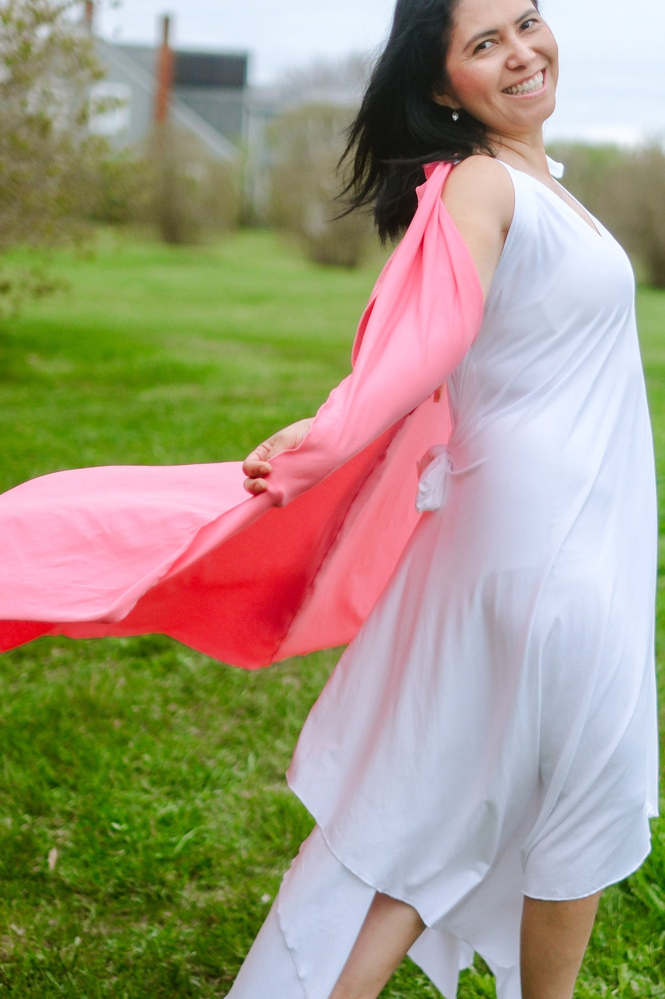 Vestido de verano midi fluido ISLAND