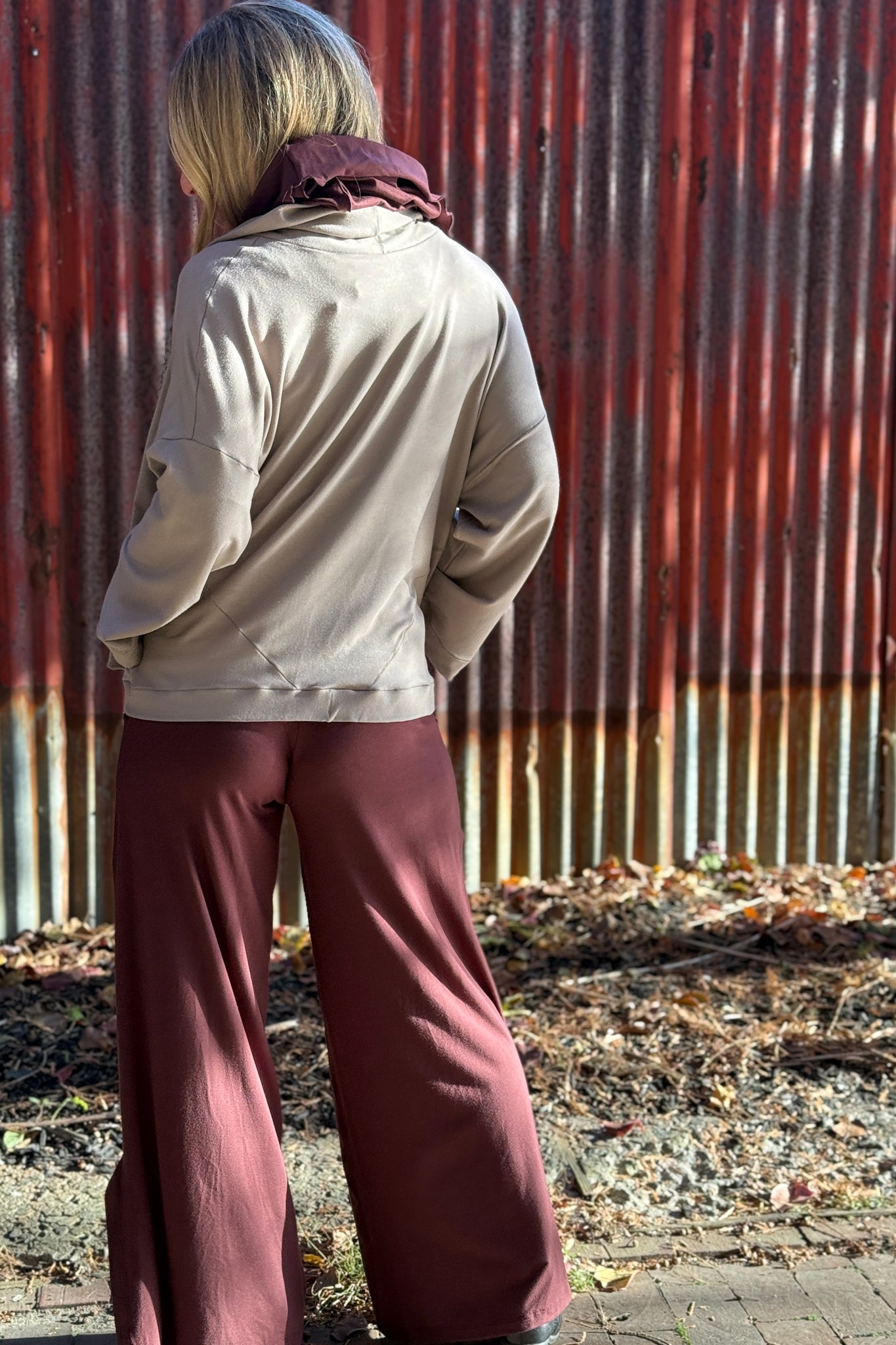 HARLOW elegant wide leg pant