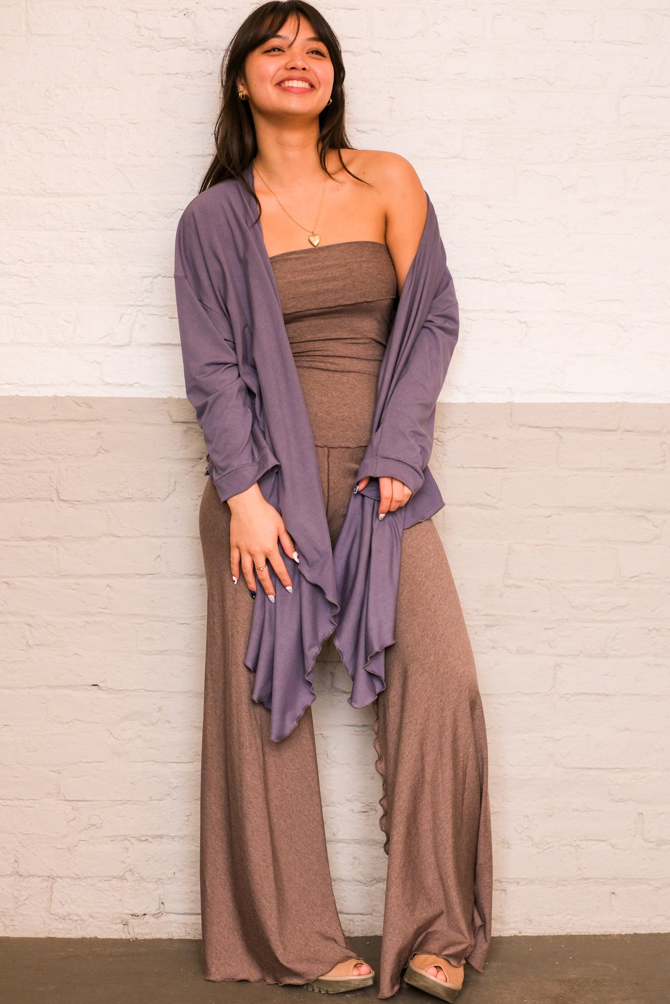 combinaison à jambe large SWIRLSUIT douce