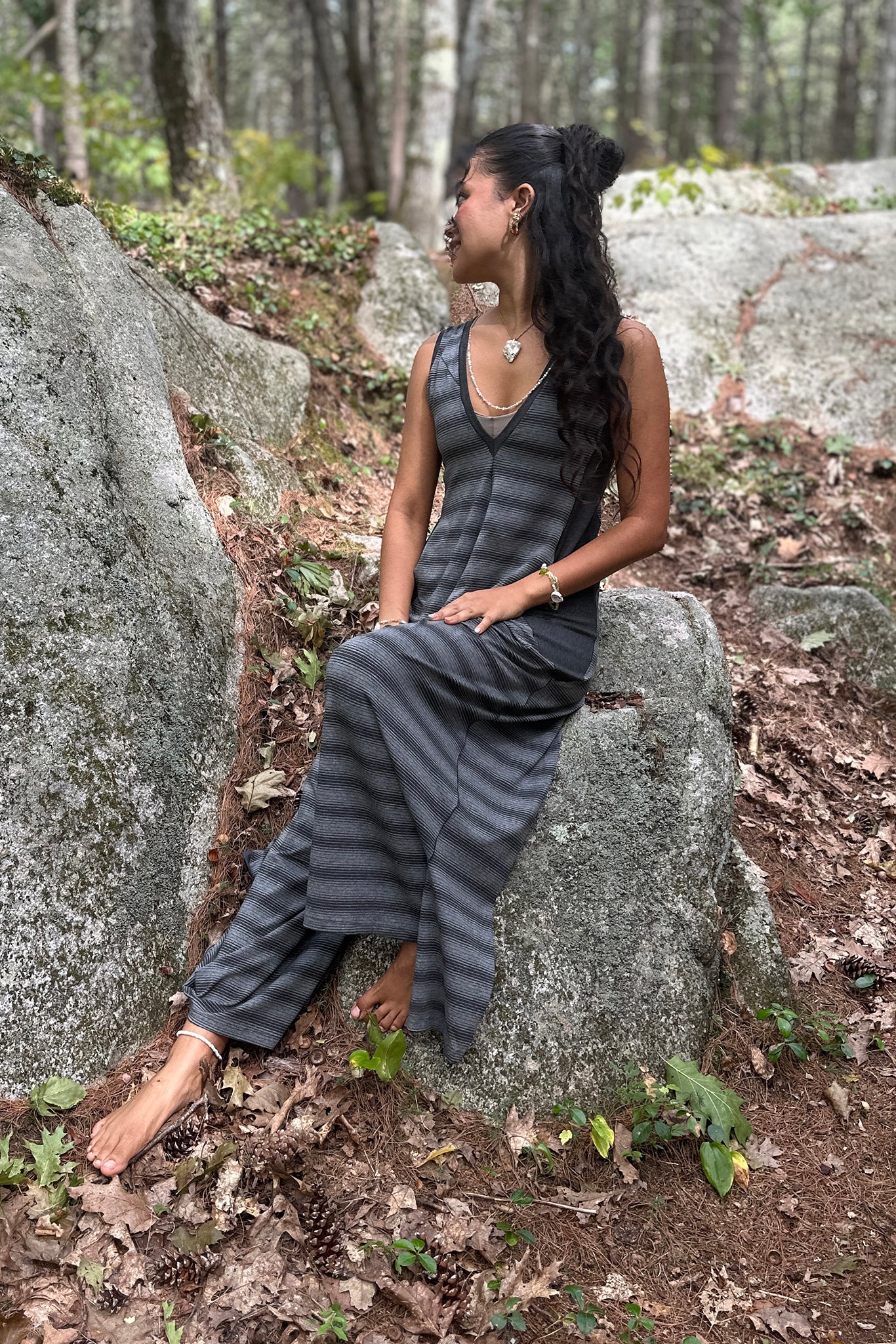 suger farmer jumpsuit in city/lava