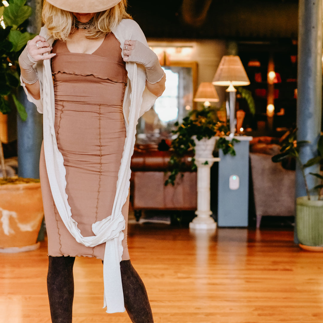 angelrox® pencil skirt in cedar