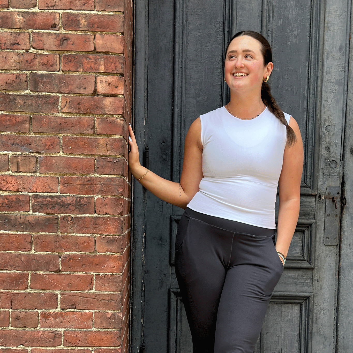 suger® hug shaper top in white