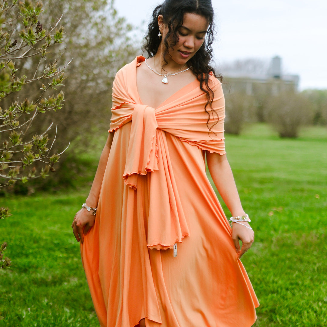 Robe d'été fluide mi-longue ISLAND