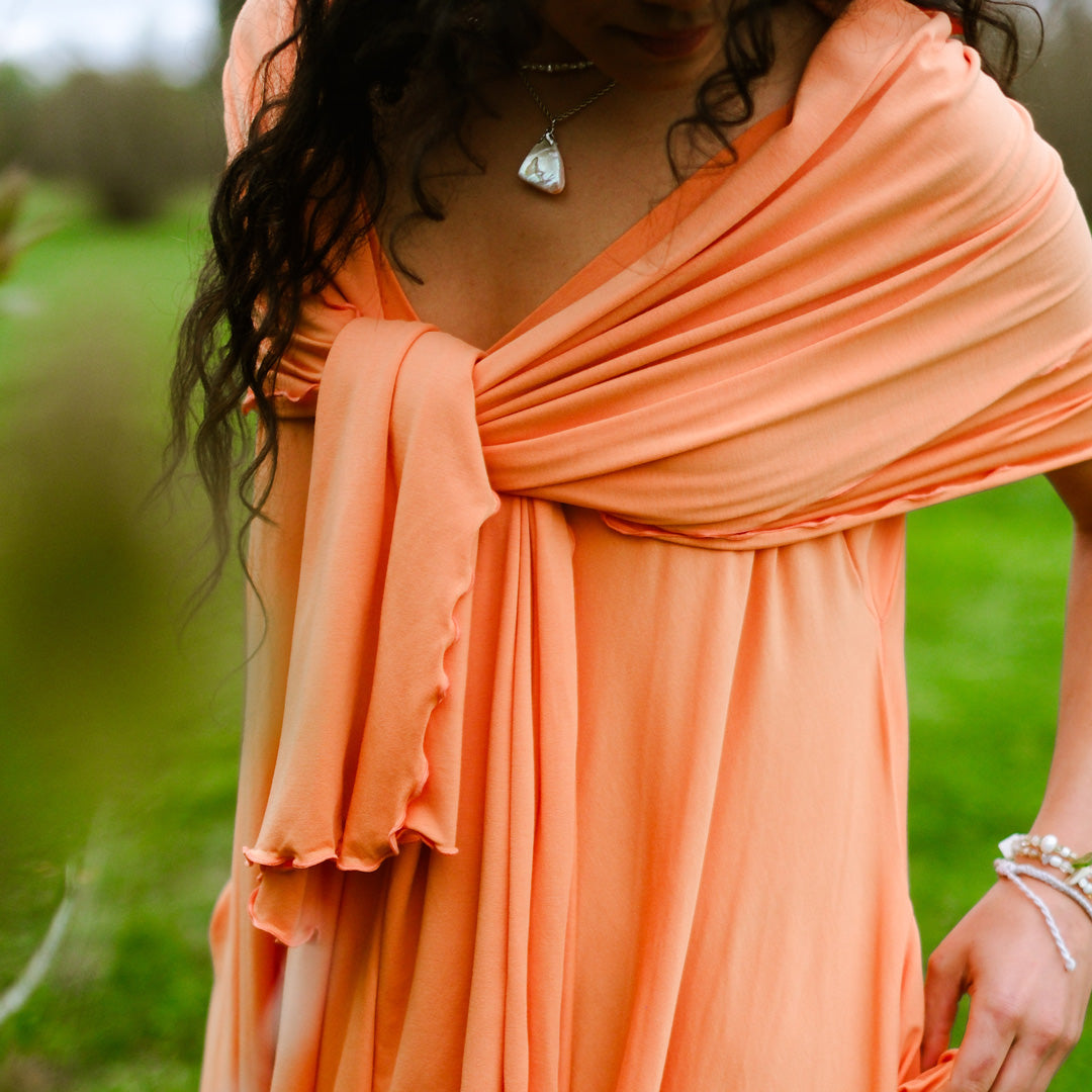 Robe d'été fluide mi-longue ISLAND