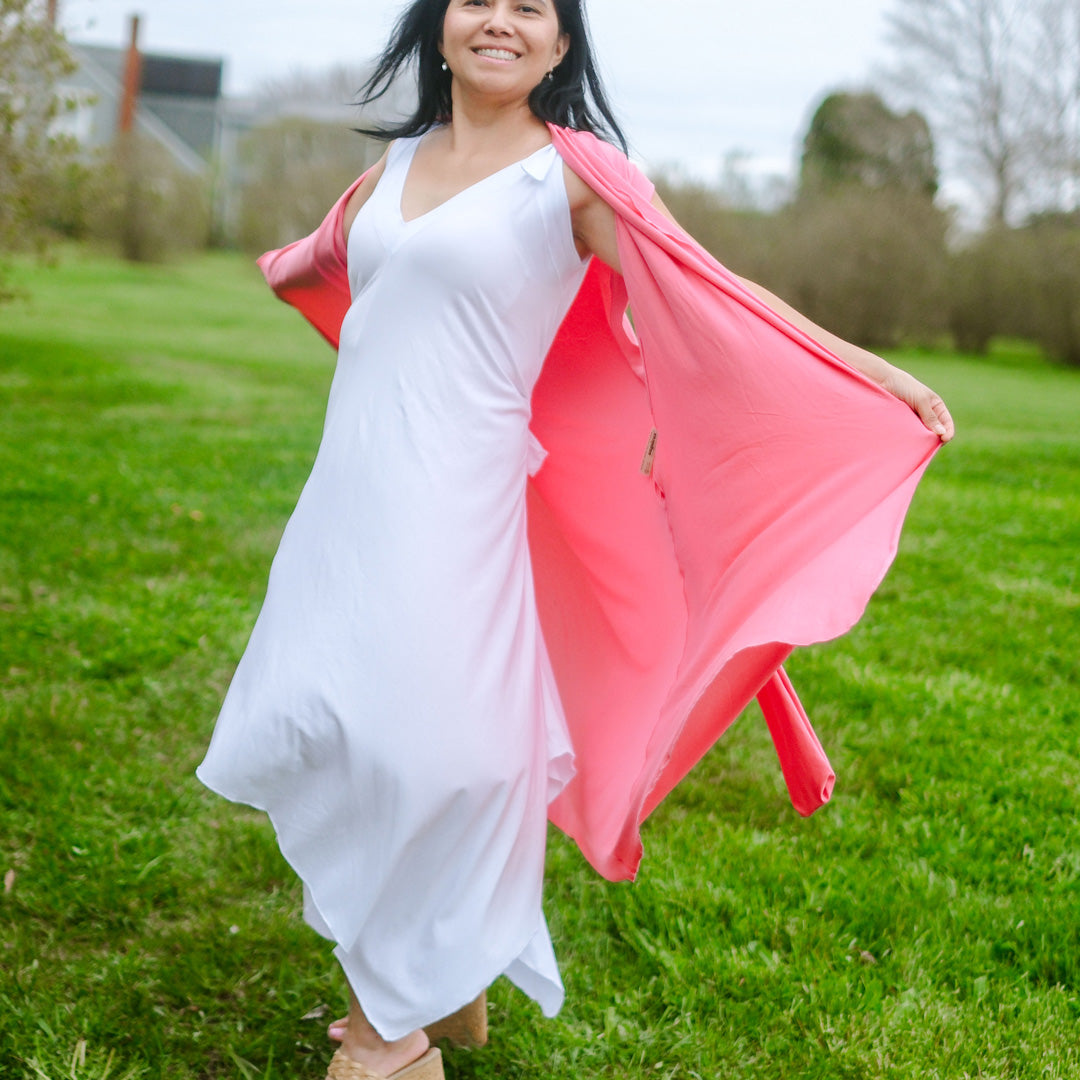 Vestido de verano midi fluido ISLAND