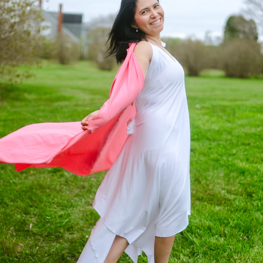 Vestido de verano midi fluido ISLAND