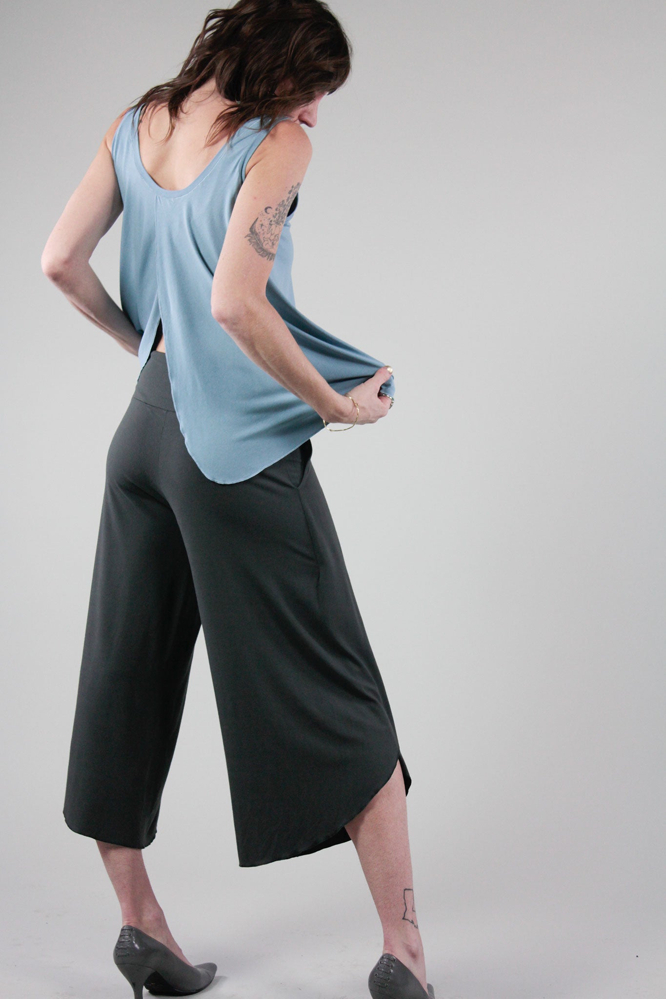 tulip in tissue rain + petal in ore