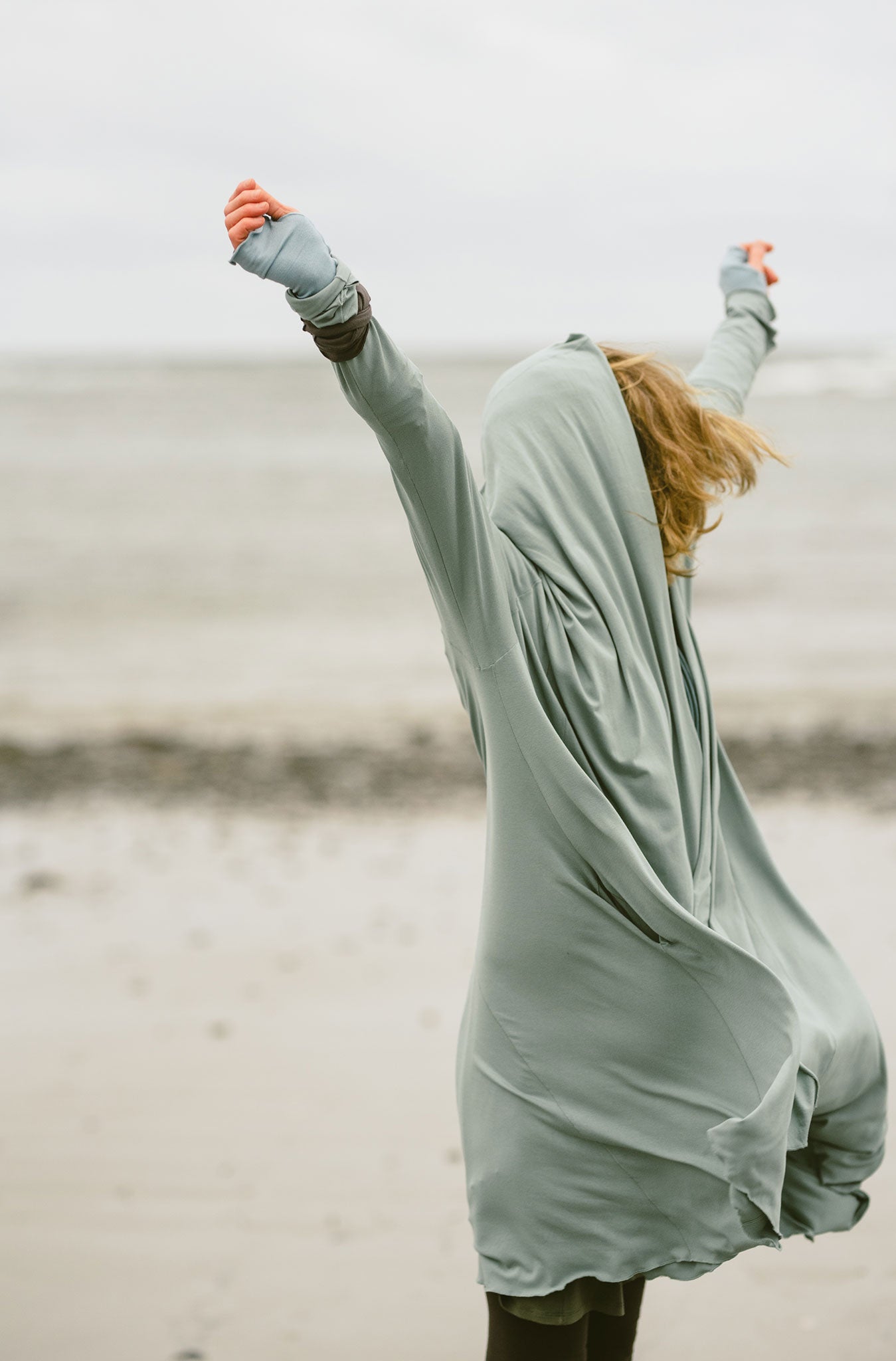 garden coat in tissue glass