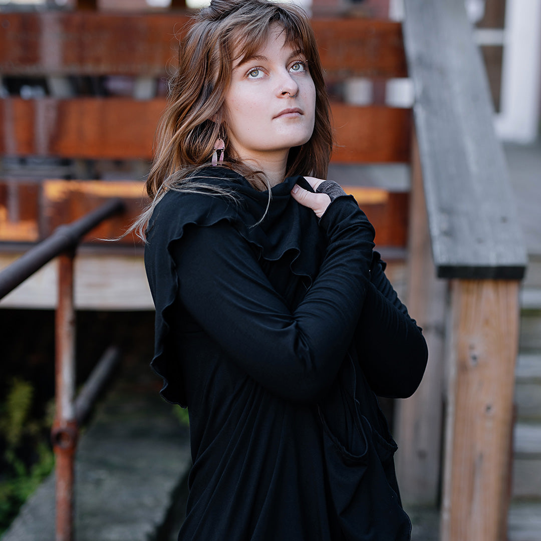 cardi jacket in black