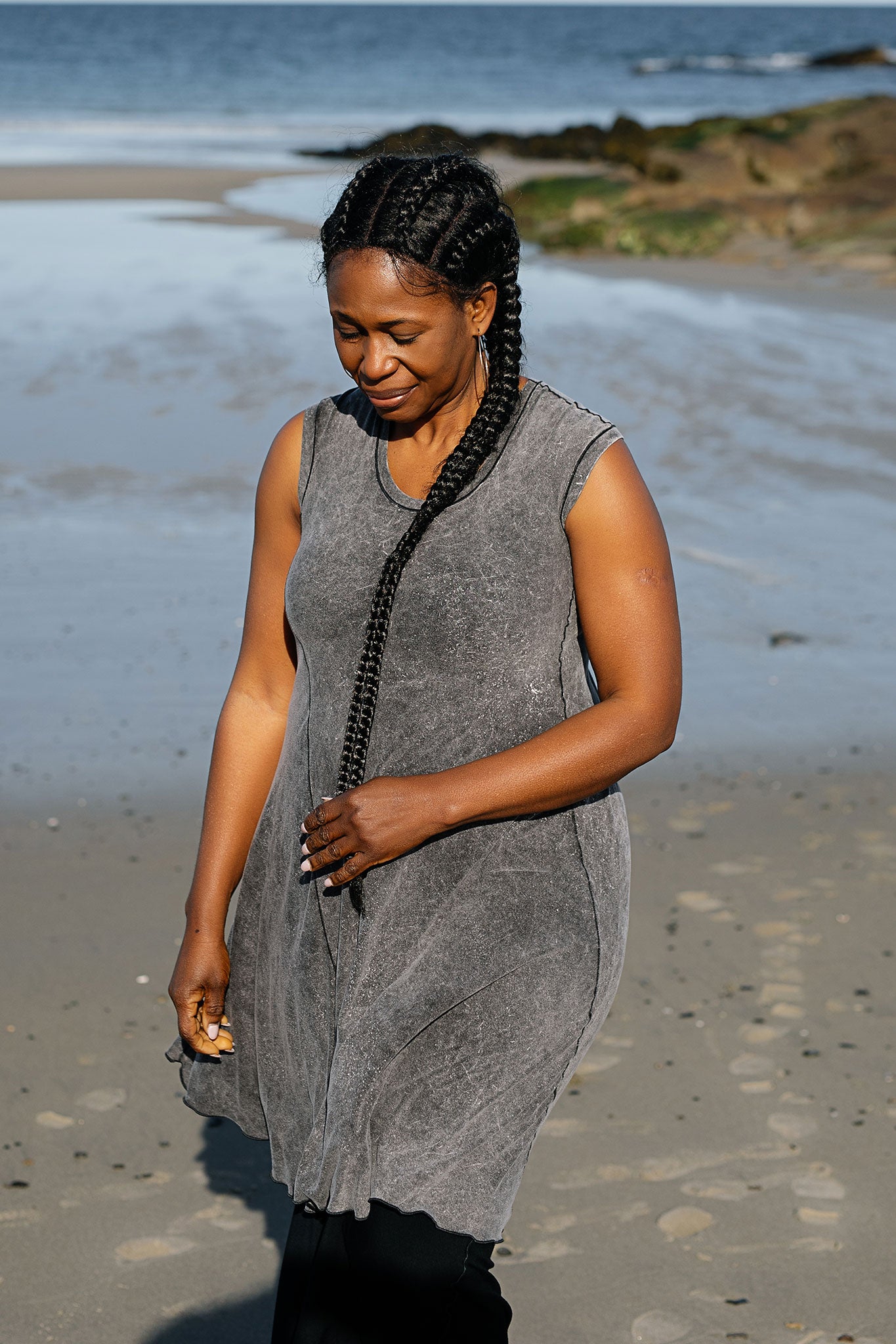 glow dress in black stitch mineral worn over lady flirt in black worn as a skirt