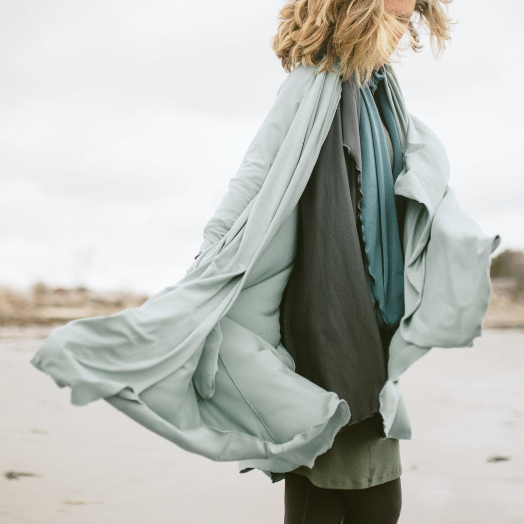 sea glass loop scarf shawl to layer your way