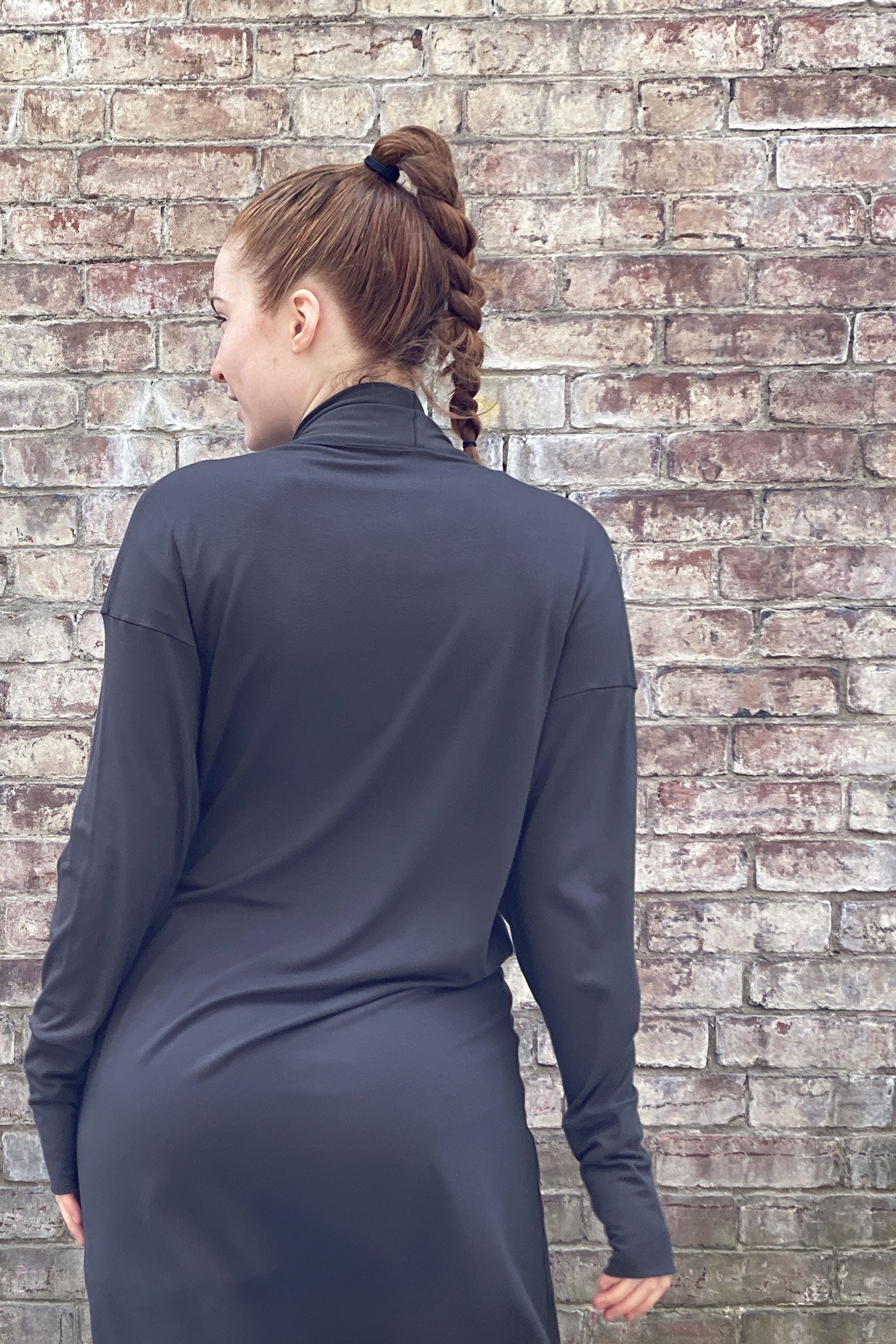 coco blazer in carbon