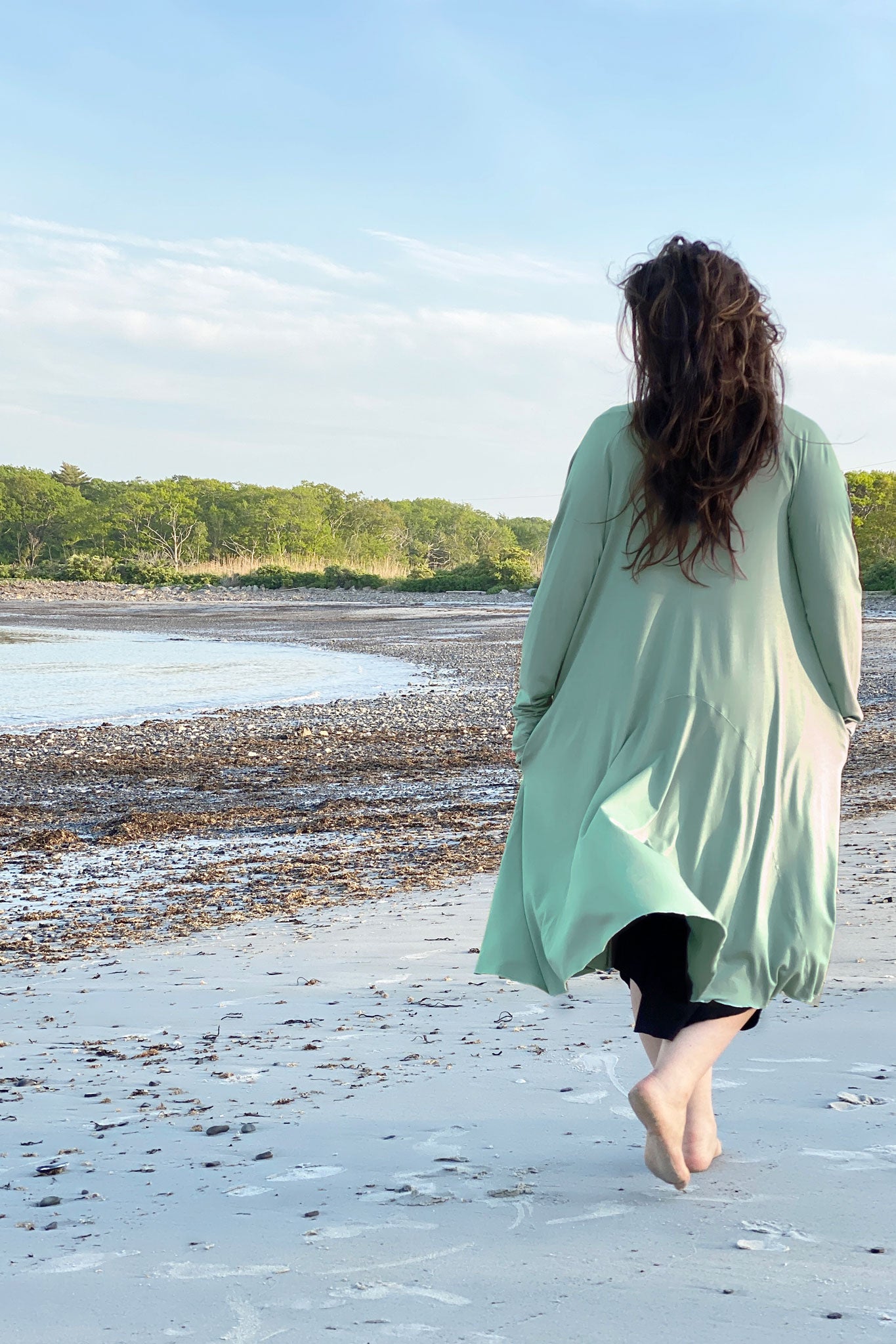 garden coat in tissue glass bamboo
