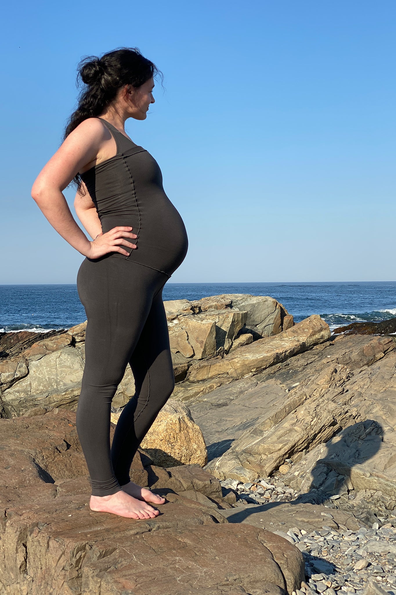 black playsuit as a full body piece