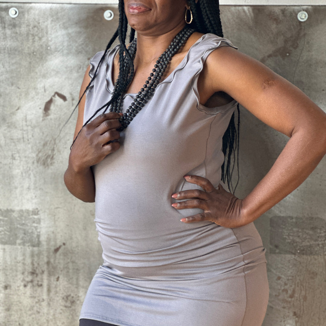 angelrox® wifey tank mini dress in moon