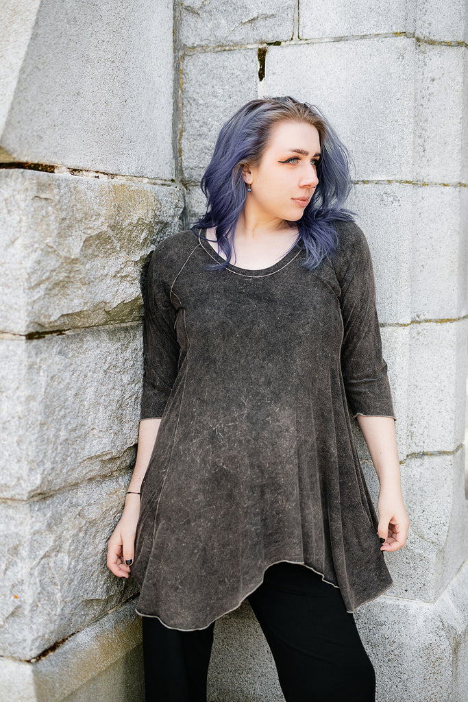 hiline bias tunic in mineral