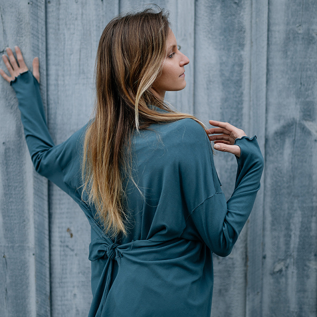 river jacket in ocean