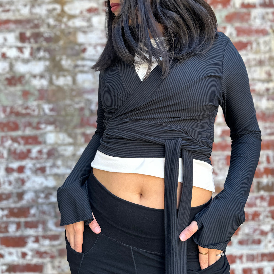 rappa jacket in subtle black