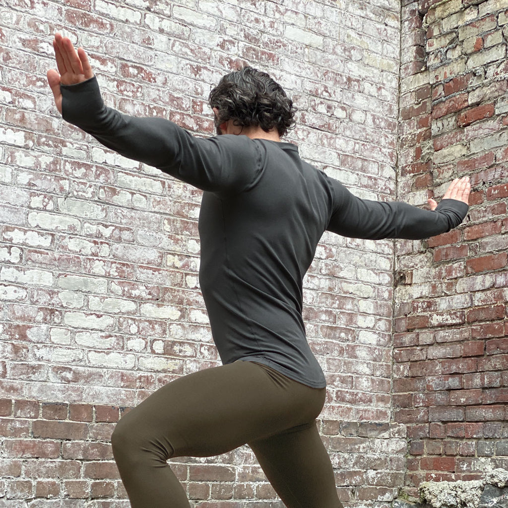 ore valor long sleeve t with the olive johnny base