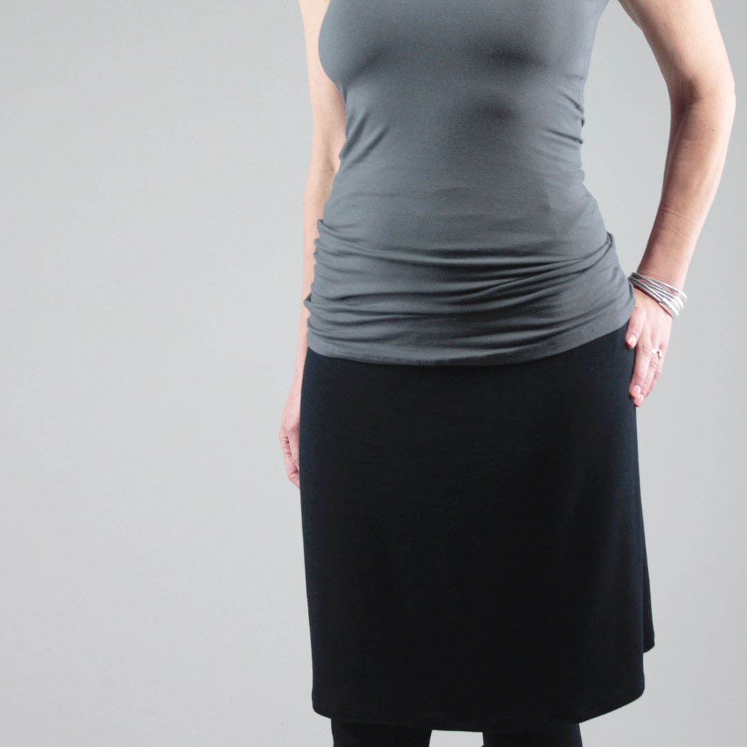black root skirt + iron core tank