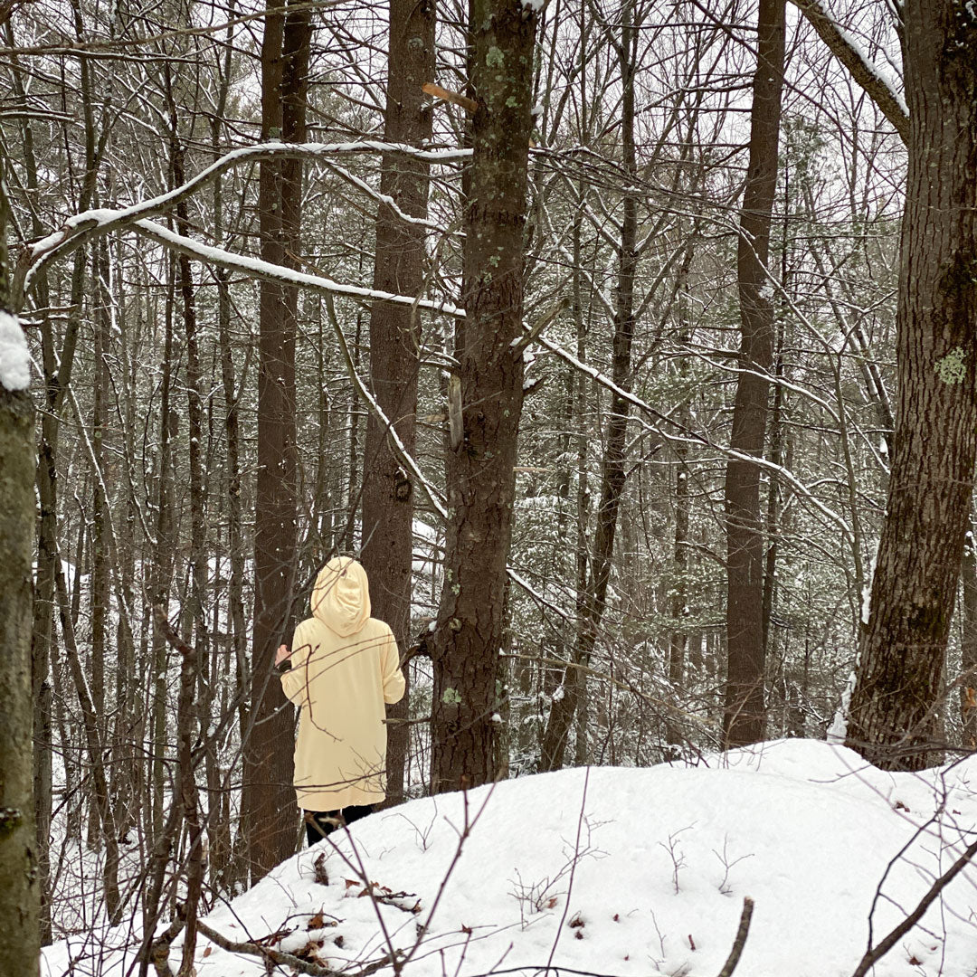 maeve hooded pullover in butter