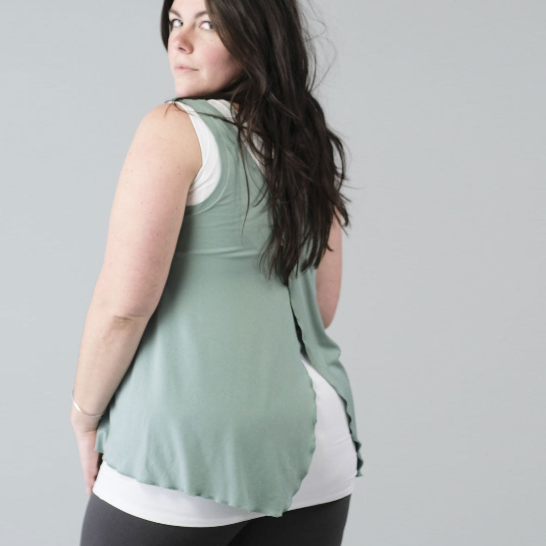 tulip tissue tank in glass