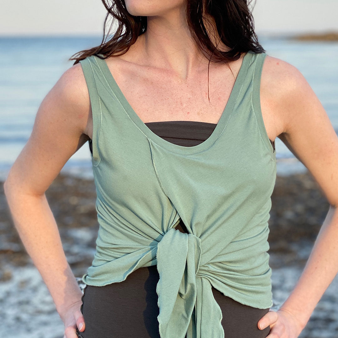 tulip tissue tank in glass