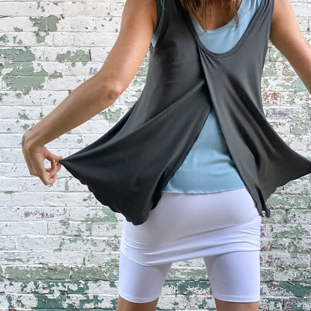 white body shaper bike short