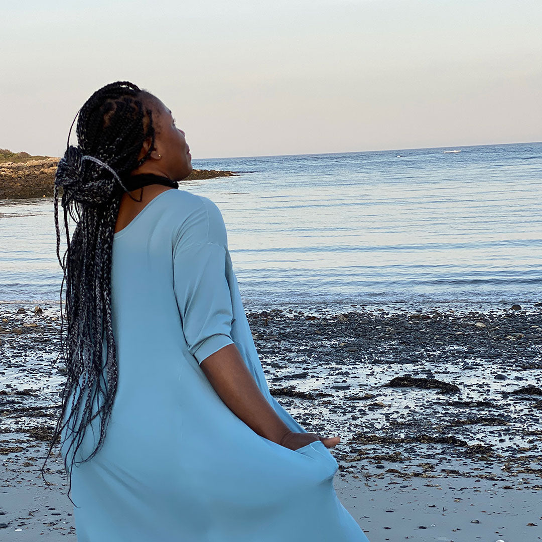 tissue rain bamboo tide dress