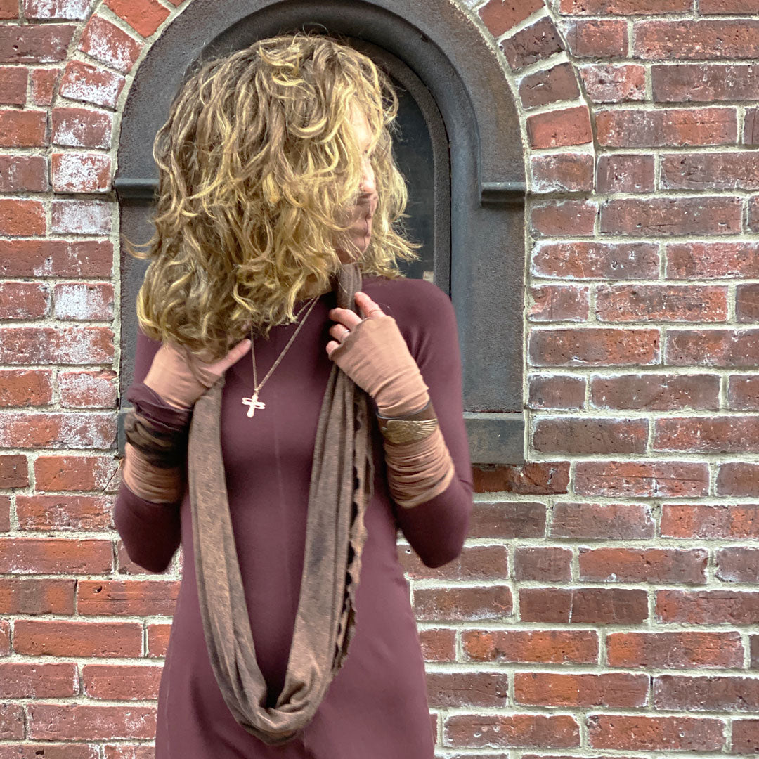 noble dress in wine bamboo