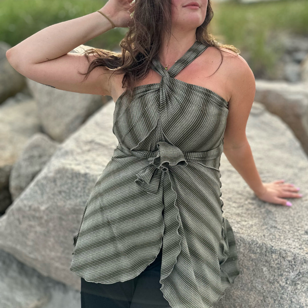 girly wrap in country stripe