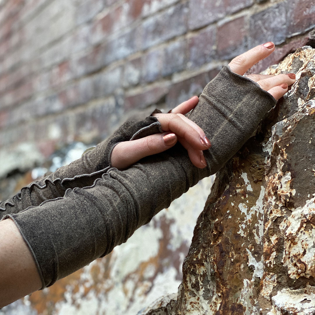 angelrox opera sleeves in warm mineral