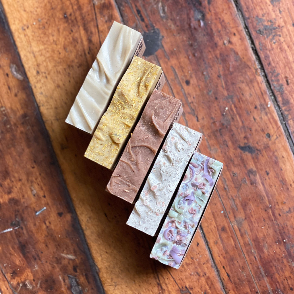 good soap in five different scents