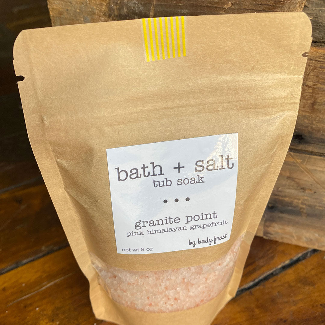 granite point bath + salt tub soak
