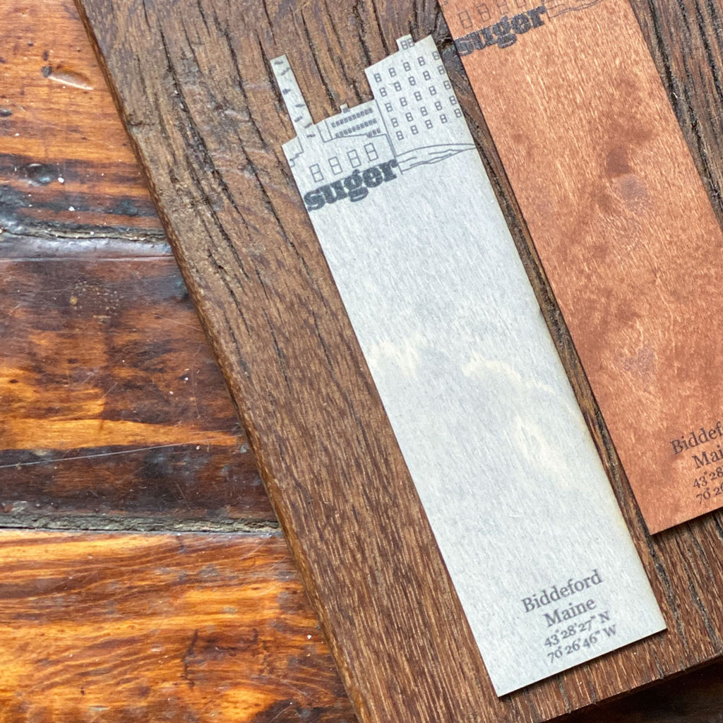 birch bookmarks handmade