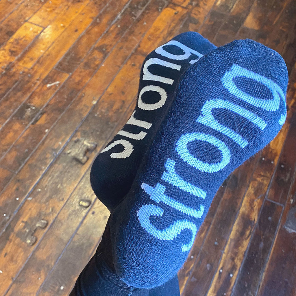 "strong" cozy cotton socks
