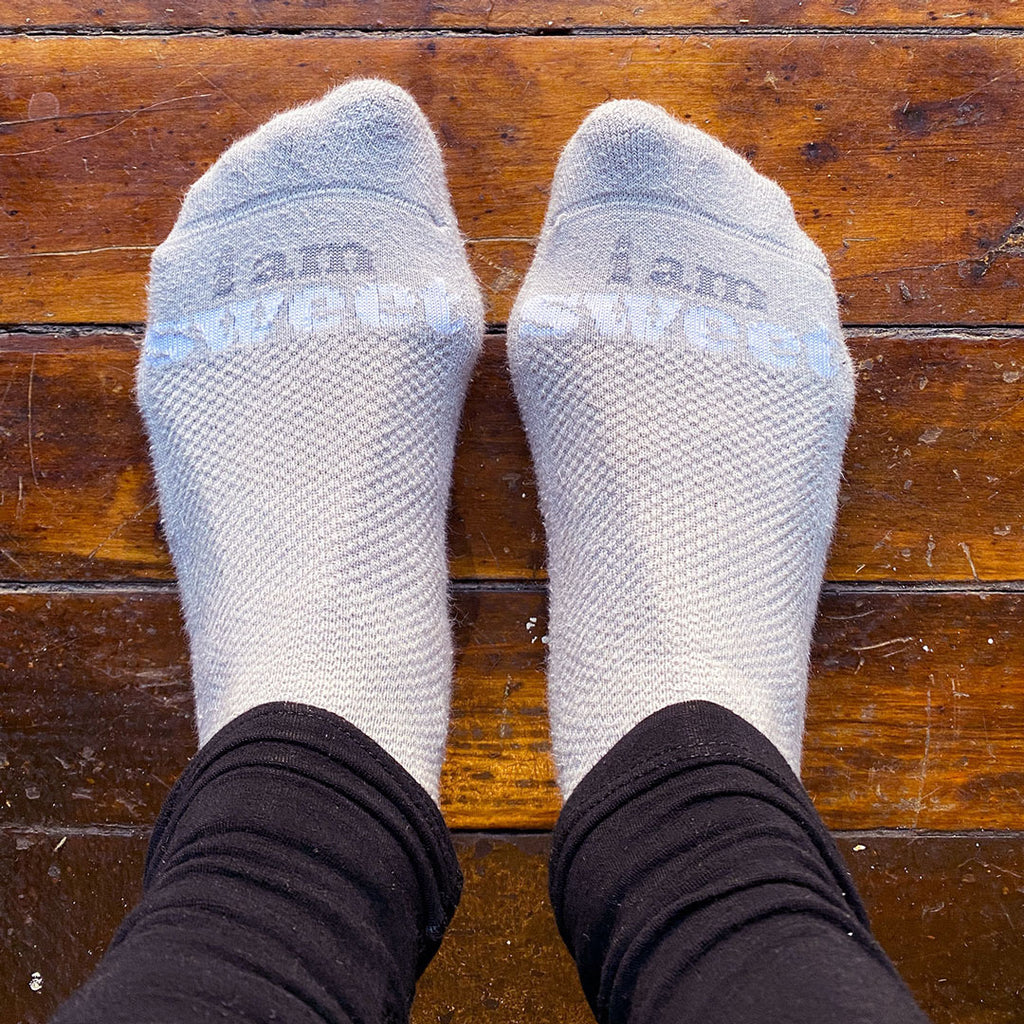 "i am sweet" suger ankle socks