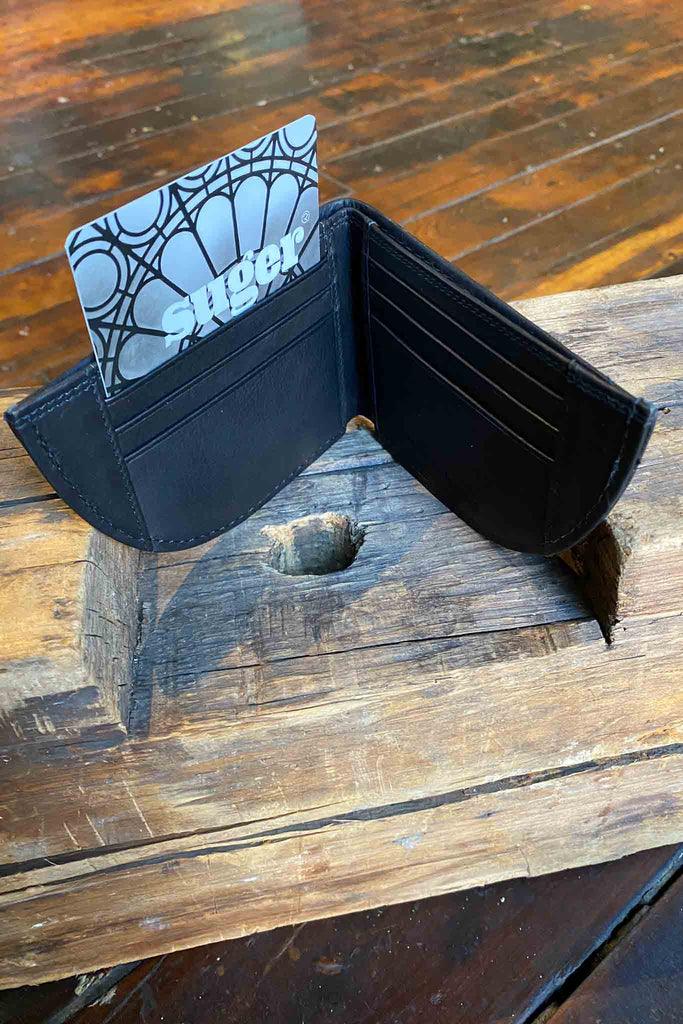 rogue maine wallet in black