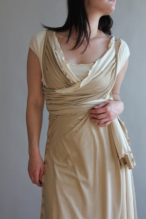 lady wrap in shimmer