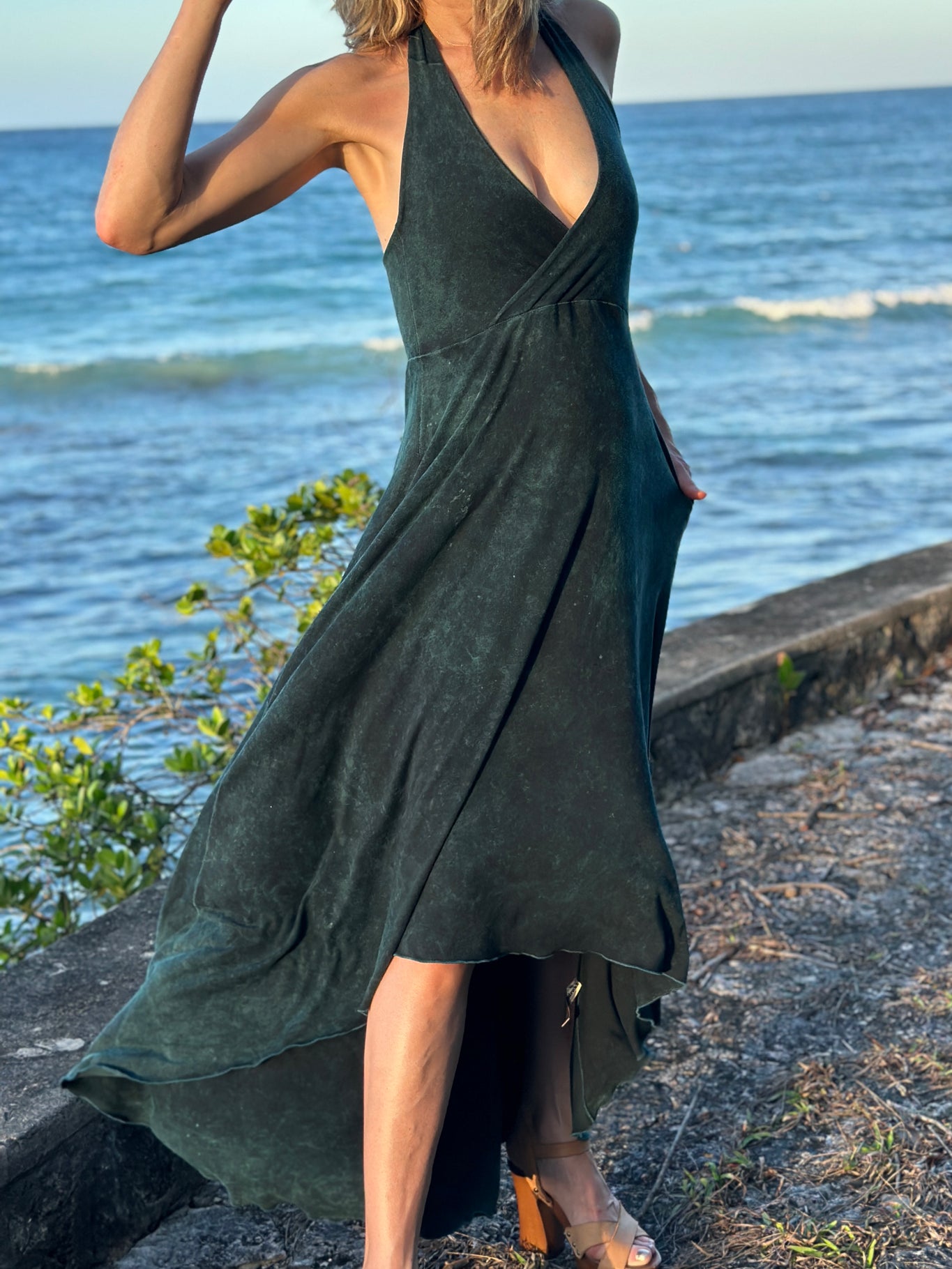 angelrox® harmony dress in blue mineral