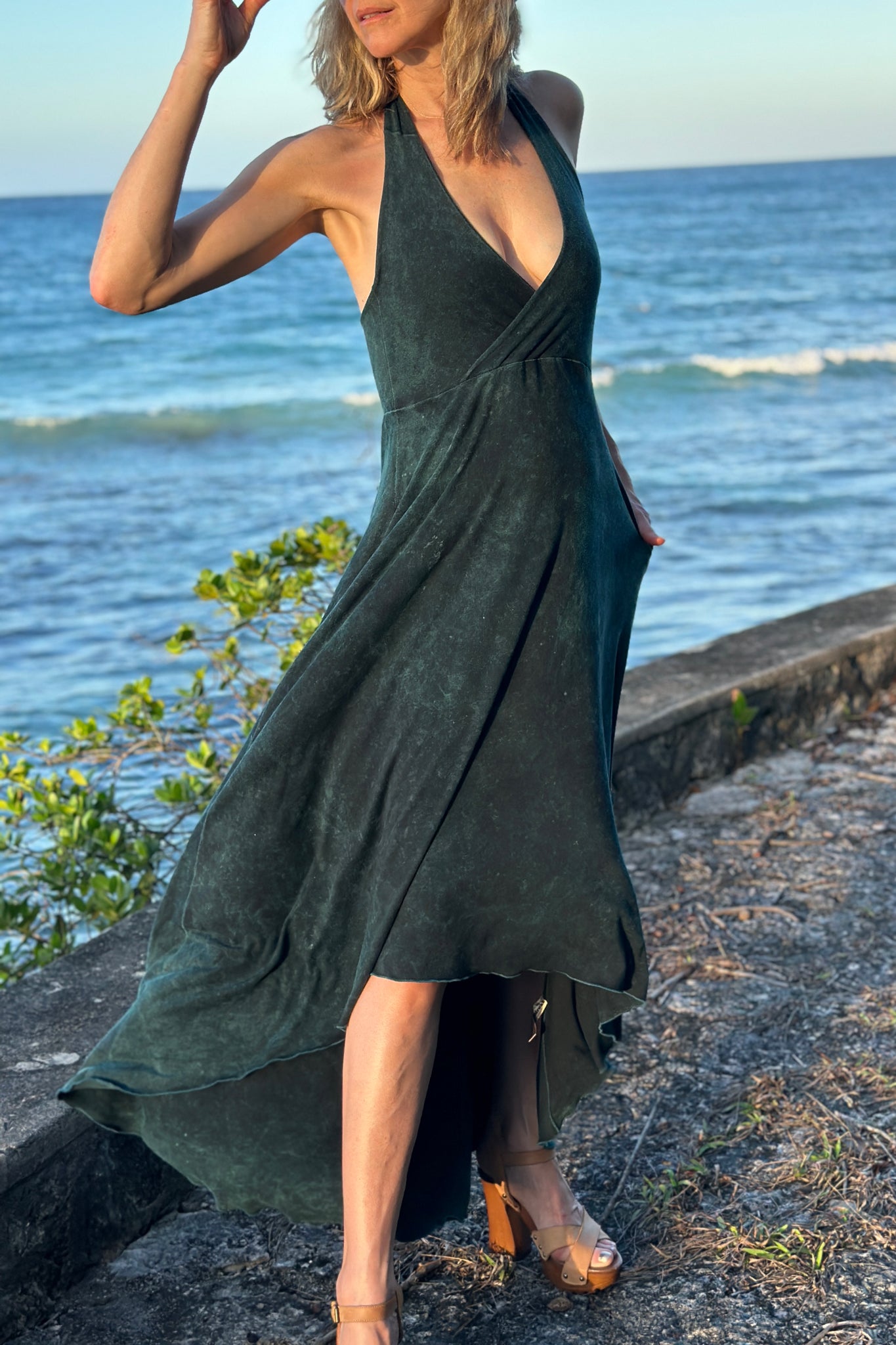 angelrox® harmony dress in blue mineral