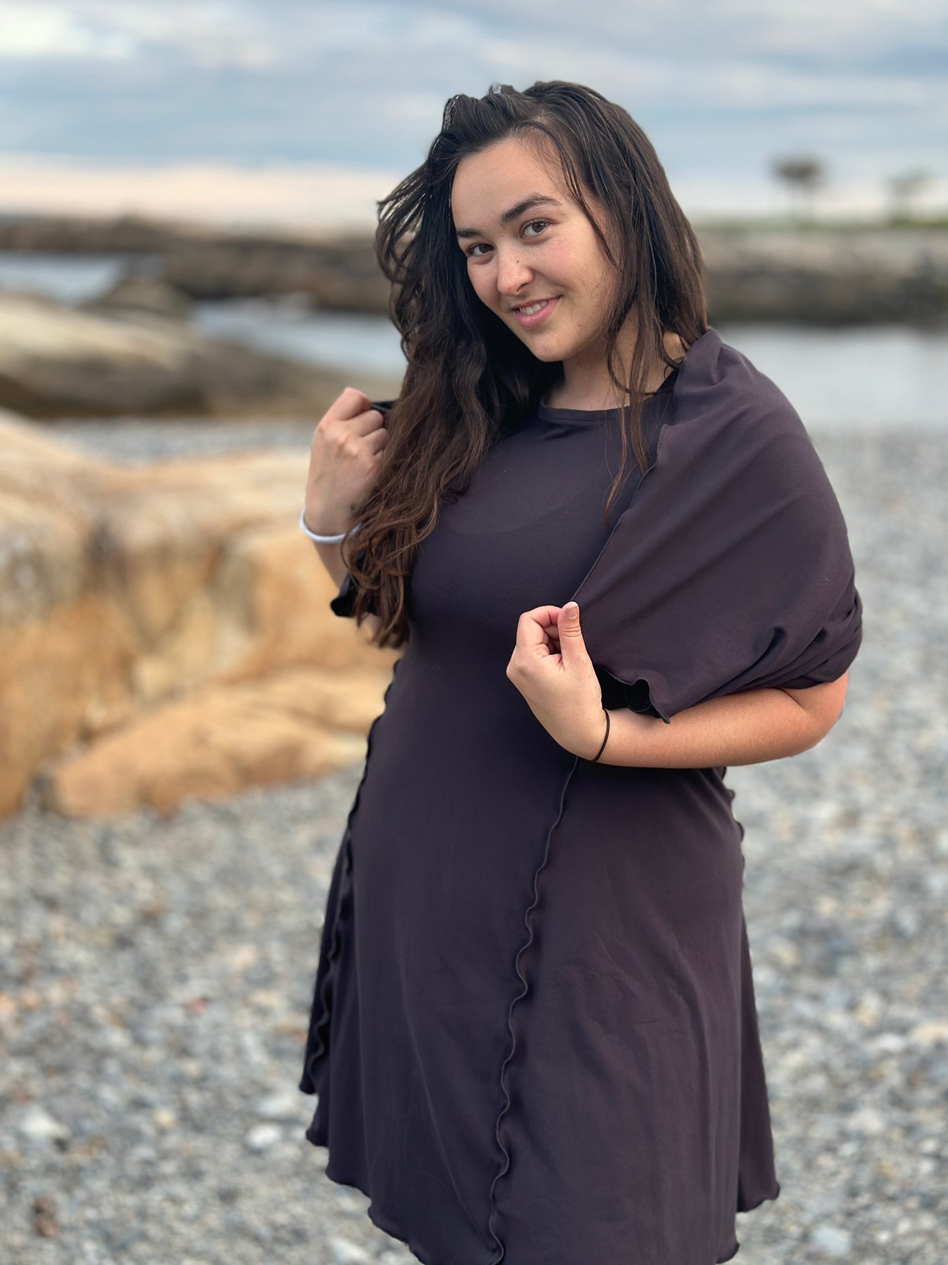 angelrox® dahlin' dress in carbon