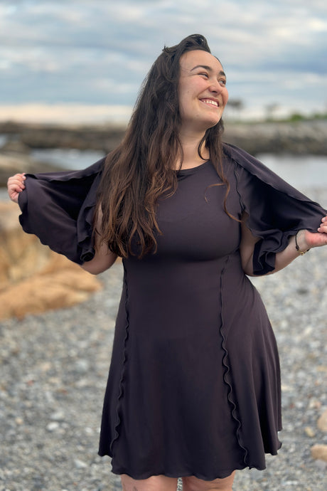 angelrox® dahlin' dress in carbon