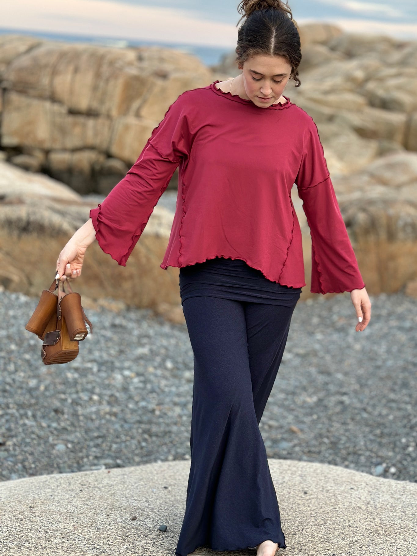 suger® swirlsuit in midnight with ruby truly