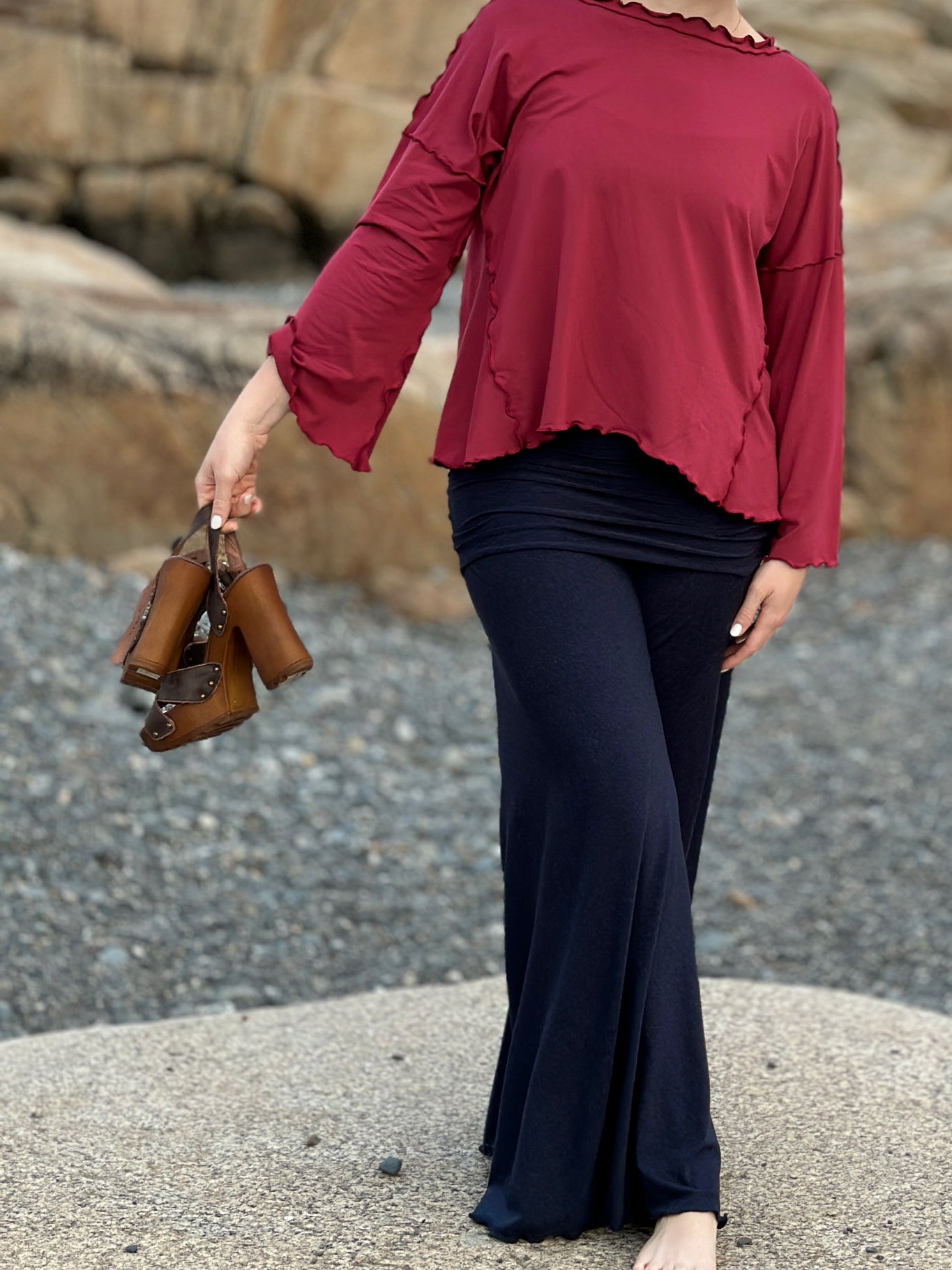 swirlsuit in midnight with ruby truly